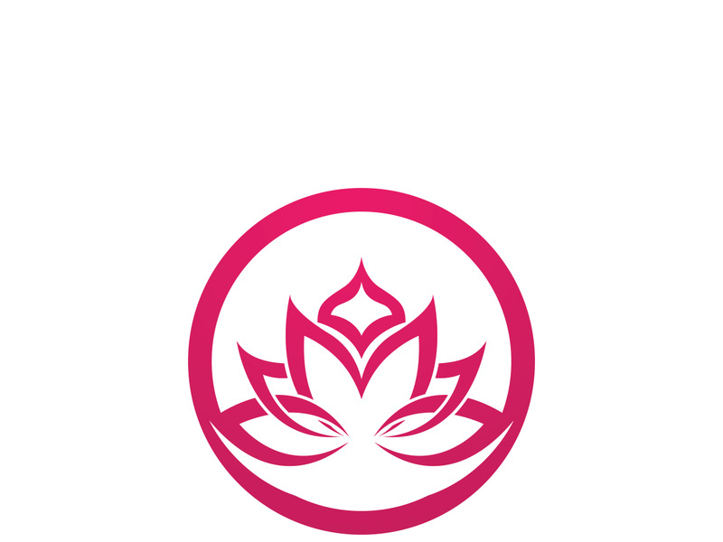 Beauty Vector lotus flowers design logo Template icon