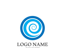 Wave beach vector illustration design logo