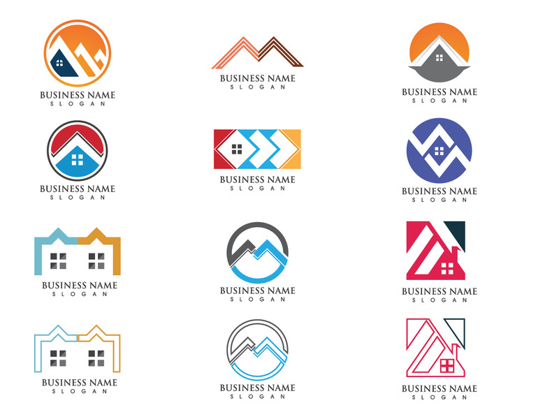 Home house building logo vector