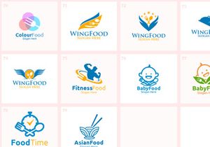 75+ Food Logo Bundle