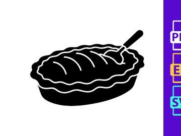 Pie Crust with Lattice Top Icon preview picture