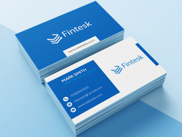 skyblue Corporate Business card Corporate Business Card Design preview picture