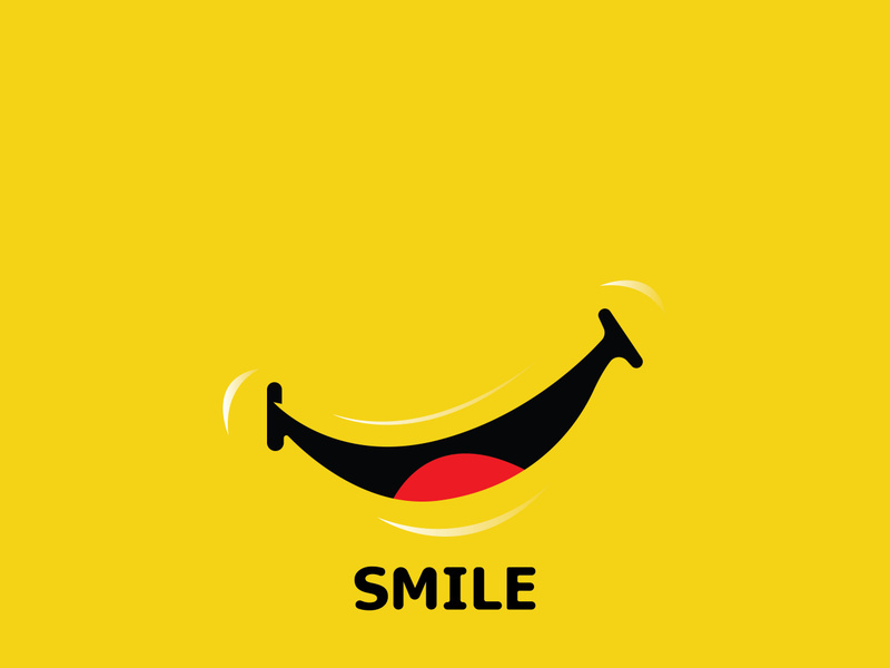 Smile logo and symbol vector image