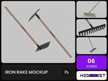 Iron Rake Mockup
