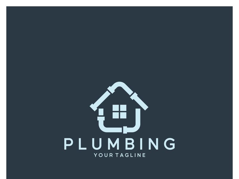 Plumbing logo vector design template. water pipe logo design.Leaking water logotype,Design Concept, Creative Symbol, Icon