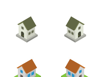 isometric house preview picture