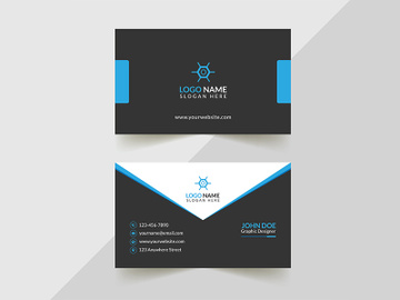 Corporate Business Card Design Template preview picture