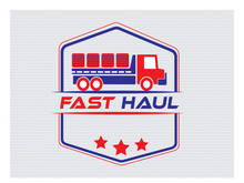 Dynamic Trucking Logo – Ideal for Freight & Transport Branding