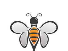 Bee Logo Template vector icon illustration design