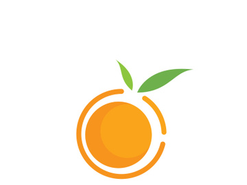 Orange logo icon Vector illustration preview picture
