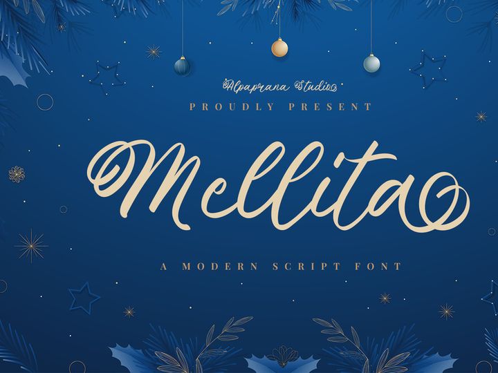 Mellita - Modern Script Font
