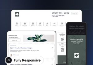 WhiteSpace - Interior Design Landing Page UI Kit