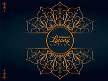 Luxury mandala background Premium Vector