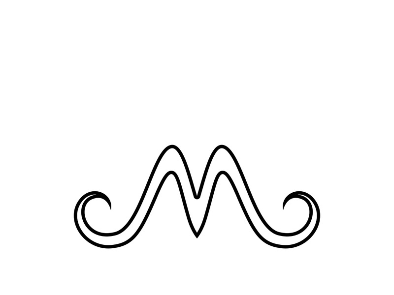 M Letter Logo Template