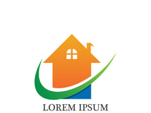 Real Estate home building , Property and Construction Logo design