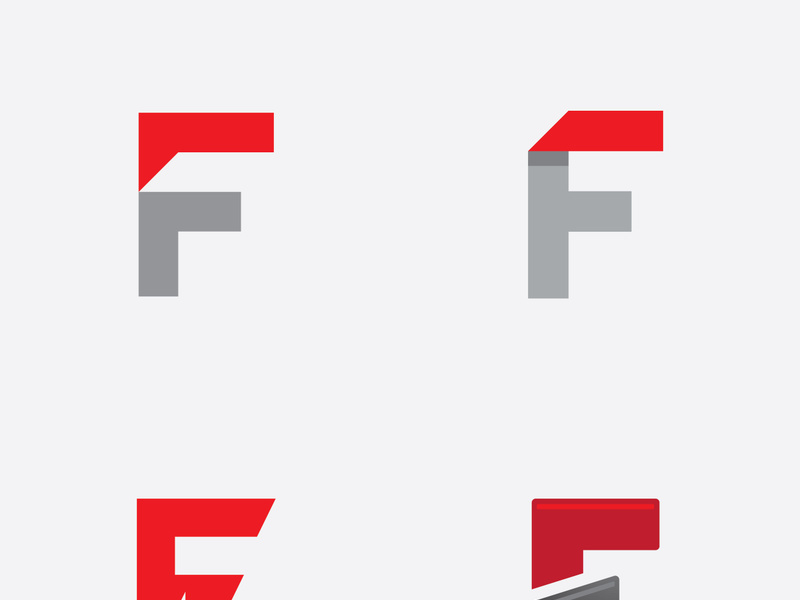 Letter F logo icon design template