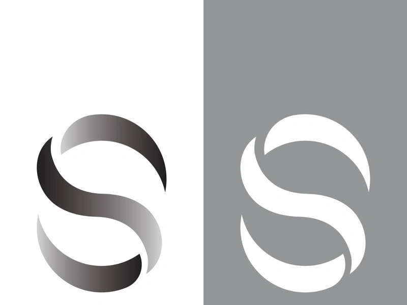 Business corporate S letter logo design vector