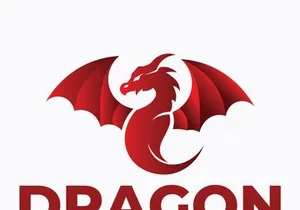 Dragon logo art illustration