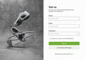 Sign up Page