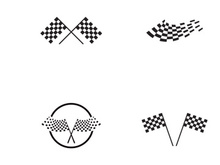 Racing flag logo