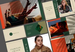 HIGOEI | Modern Vibrant Retro PowerPoint Template