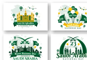 13 National Day of Saudi Arabia Illustration