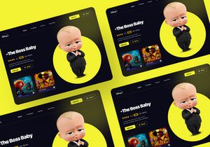 Avatar movie landing page concept