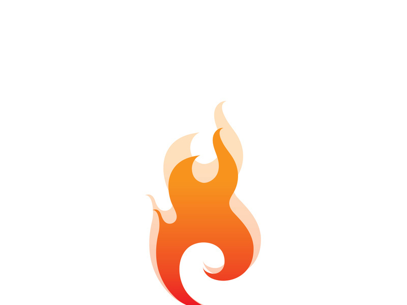 Fire flame vector illustration design