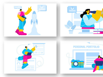 18 Personal Portfolio Illustration