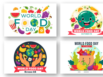 12 World Food Day Illustration