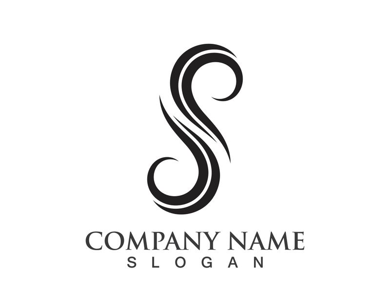Business corporate S letter logo design vector