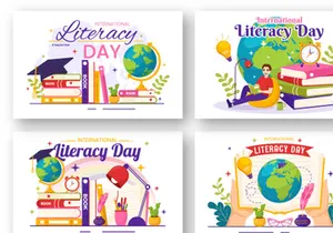 15 International Literacy Day Illustration