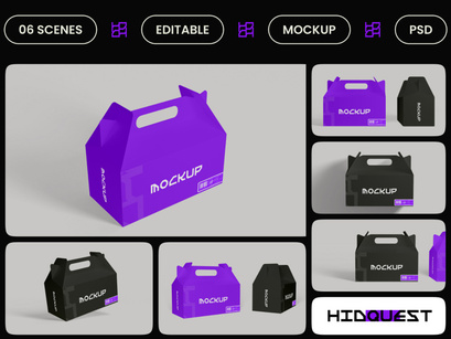 Package Display Box Mockup