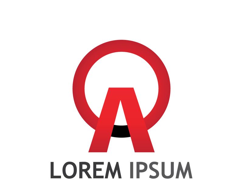 modern and creative initial letter A logo.