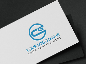 CG Letter Logo Design Template preview picture