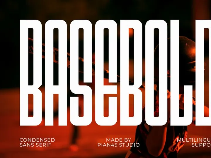 Basebold - Condensed Sans Serif Font