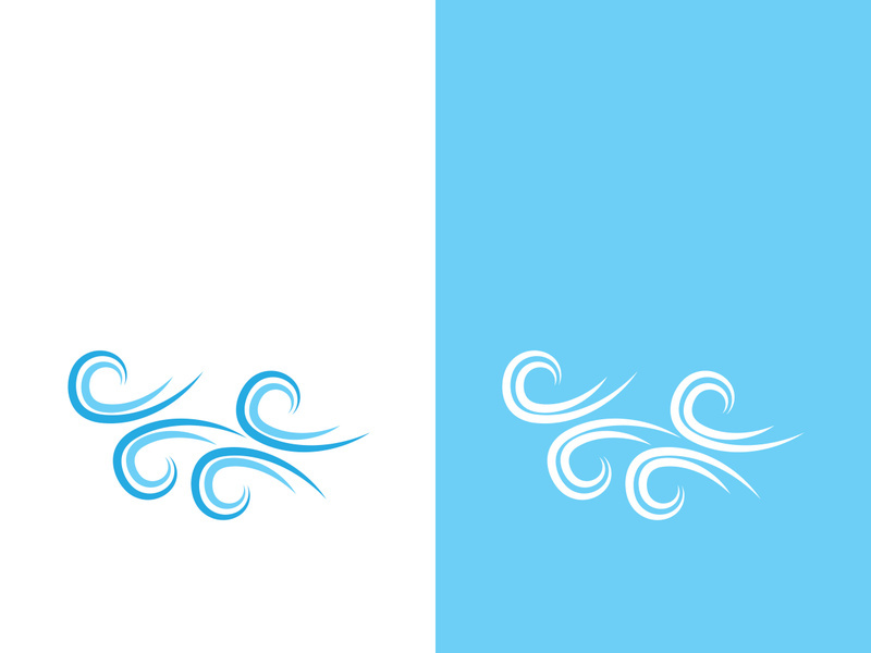Wind icon vector illustration design template