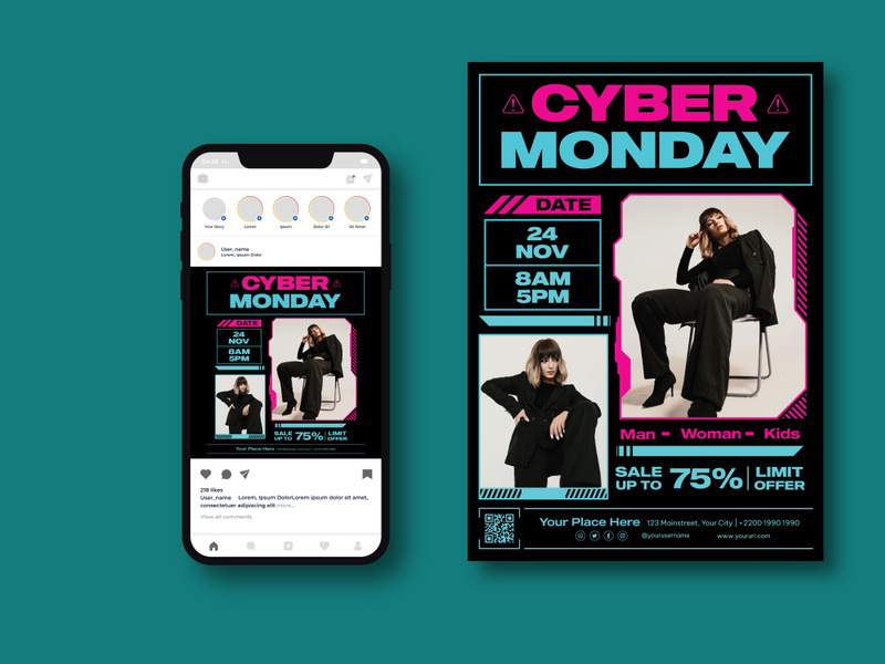 Cyber Monday Flyer