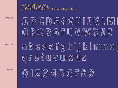 Canvas - Display Font