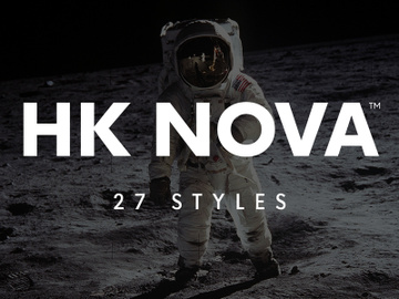 HK Nova Typeface preview picture