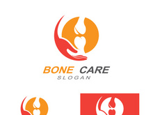 Orthopedic bone logo design.
