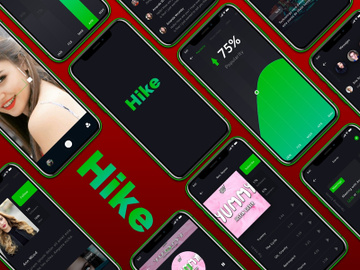 Hike App for ios - UI Kit preview picture