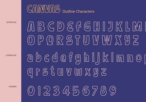 Canvas - Display Font