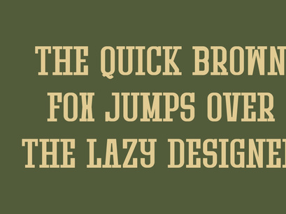 Mountain Christmas - Modern Slab Serif