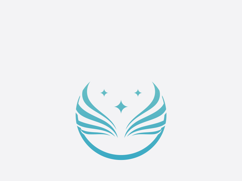 Falcon Wing  Vector Logo Icon Template