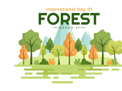 15 World forestry day Illustration