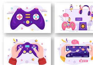 18 Video Game Illustration