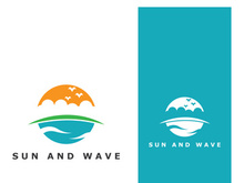 Creative and unique sun logo design.