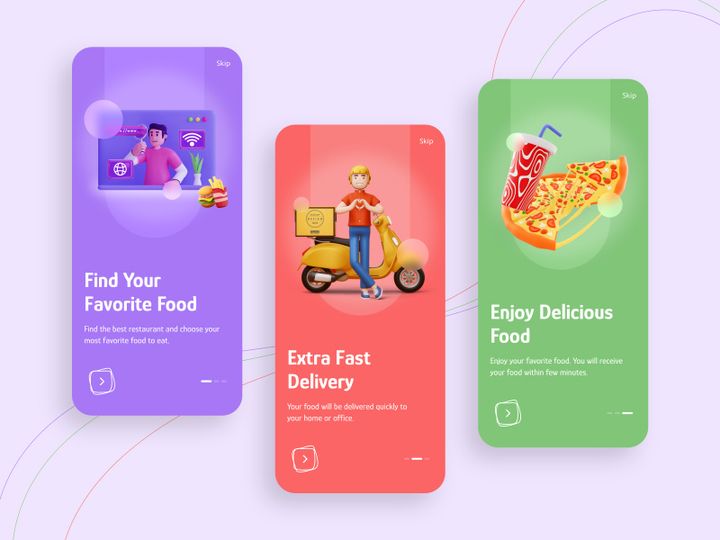 Food App with Animation