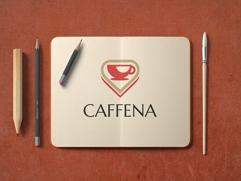 Caffena Logo Design